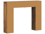 Fireplace Surround Old Wood 102 x 18 x 100.5 cm Engineered Wood 8006604