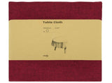 Table Cloth 5 pcs Oval Wine Red 130 x 220 cm 42040400
