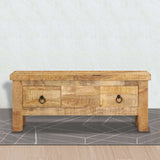 ZNTS Coffee Table 90x45x35 cm Solid Mango Wood 247326