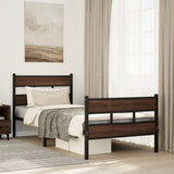 Bed Frame without Mattress with Headboard and Footboard 100x200 cm 4017164