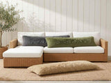 Cushion with Pillow HEERLEN 2 pcs Light Green PV Fleece 926312