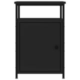 Bedside Cabinets 2 pcs Black 40x42x60 cm Engineered Wood 826034