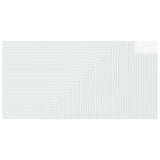 Wall-Mounted Headboard HAARLEM High Gloss White Engineered Wood 896979
