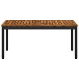 Coffee Table Natural and Black 50 x 100.5 x 45 cm 901283
