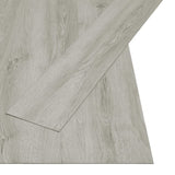 Self-adhesive Flooring Planks 4.46 m 3 mm PVC Light Grey 143873