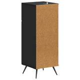 Bathroom Storage Cainet BREDA Black 30 x 31 x 80 cm 897486