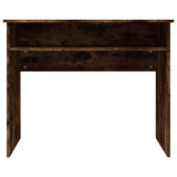 Desk Smoked Oak 90x50x74 cm Engineered Wood 815462