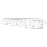 Chicken Coop Silver 1000 x 150 x 100 cm Galvanised Steel 3434664