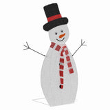 Lighted Snowman Family 3 pcs Warm White Polyester 42019625
