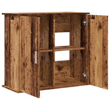 Aquarium Stand Old Wood 81x36x73 cm Engineered Wood 857284