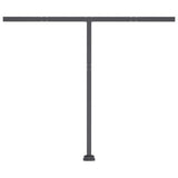 Freestanding Manual Retractable Awning 350x250 cm Blue/White 3069716