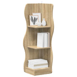 Corner Shelf Sonoma Oak 34 x 33 x 102 cm Engineered Wood 899938