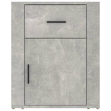 Bedside Cabinet Concrete Grey 50x36x60 cm Engineered Wood 816724