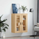 Wall Mounted Cabinet Sonoma Oak 69.5x34x90 cm 828495