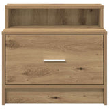 ZNTS Bedside Cabinets with Drawer 2 pcs Artisan Oak 51x31x47 cm 858685