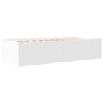 ZNTS Daybed with Drawers without Mattress White 90x200 cm 3280874