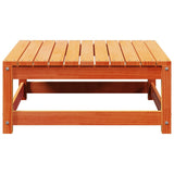 ZNTS Garden Footstool Wax Brown 70x70x30 cm Solid Wood Pine 837939