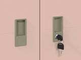 Storage Cabinet Pink 60 x 40 x180 cm Steel 3406197