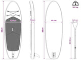 Inflatable Stand Up Paddle Board HYDROS 366 x 81 x 15 cm for 42039122