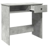 Desk Concrete Grey 80x40x75 cm Engineered Wood 860475