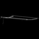 Manual Retractable Awning with LEDs Anthracite&White 400x300 cm 3310231