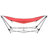 Hammock with Foldable Stand Red 44364
