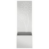 Garden Privacy Screen Silver 50 x 150 cm Galvanised steel 876460