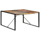 Dining Table 140x140x75 cm Solid Reclaimed Wood 321573
