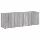 TV Cabinets Wall-mounted 2 pcs Grey Sonoma 60x30x41 cm 836949