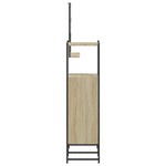 ZNTS 3 Piece Bathroom Cabinet Set Sonoma Oak Engineered Wood 3214345