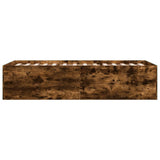 Bed Frame without Mattress Smoked Oak 90x200 cm 3280969