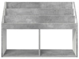 Kids Bookshelf with Storage Concrete Grey 72.5 x 29.5 x 69 cm 892382