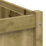Garden Planter 50x50x50 cm Impregnated Wood Pine 837422