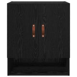 Wall Cabinet Black oak 60 x 31 x 70 cm Engineered wood 879533