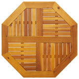 Table Top 80x80x2.2 cm Octagonal Solid Wood Acacia 4004262