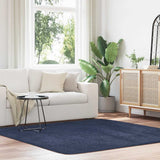 Shaggy Rug High Pile NAVARRA Navy 200x200 cm Polyester 4102883