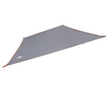 Water Resistant Tarp -Person 240 x 460 cm Grey and Orange 42001037