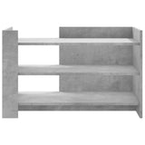 Coffee Table Concrete Grey 80x50x50 cm Engineered Wood 848342