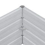 Garden Raised Bed Light Brown 320 x 40 x 45 cm Galvanised Steel 42017331