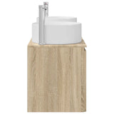 Bathroom Cabinet Set 3 pcs Sonoma Oak 49.5 x 44.5 x 65.5 cm 3405739