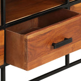 TV Cabinet 110x30x45 cm Solid Acacia Wood 327450
