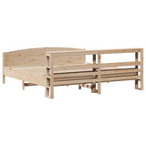 Bed Frame without Mattress 180x200 cm Super King Solid Wood Pine 3306216