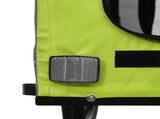 Pet Bike Trailer Green and Grey Oxford Fabric and Iron 93885