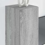 TV Wall Cabinet Wall-mounted 2 pcs Grey Sonoma 30 x 31 x 80 cm 892302