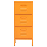 Storage Cabinet Mustard Yellow 42.5x35x101.5 cm Steel 336182