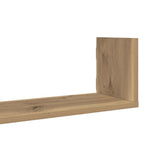 Wall Shelves 3 pcs Artisian Oak 80x18x18 cm Engineered Wood 853298