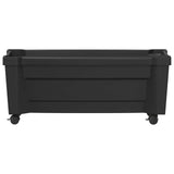 Calypso Planter with Wheels Anthracite 79 x 35 x 33 cm PP 42041721