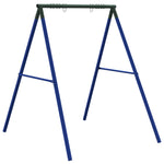 ZNTS Swing Frame for Outdoor with 2 Hanging Hooks Blue Steel 4009875