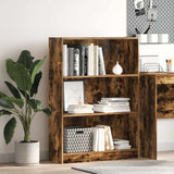 Bookcase Smoked Oak 80x24x109 cm Engineered Wood 857839