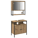 Bathroom Furniture Set with Storage 2 pcs Brown 60 x 30 x 60 cm 3334320